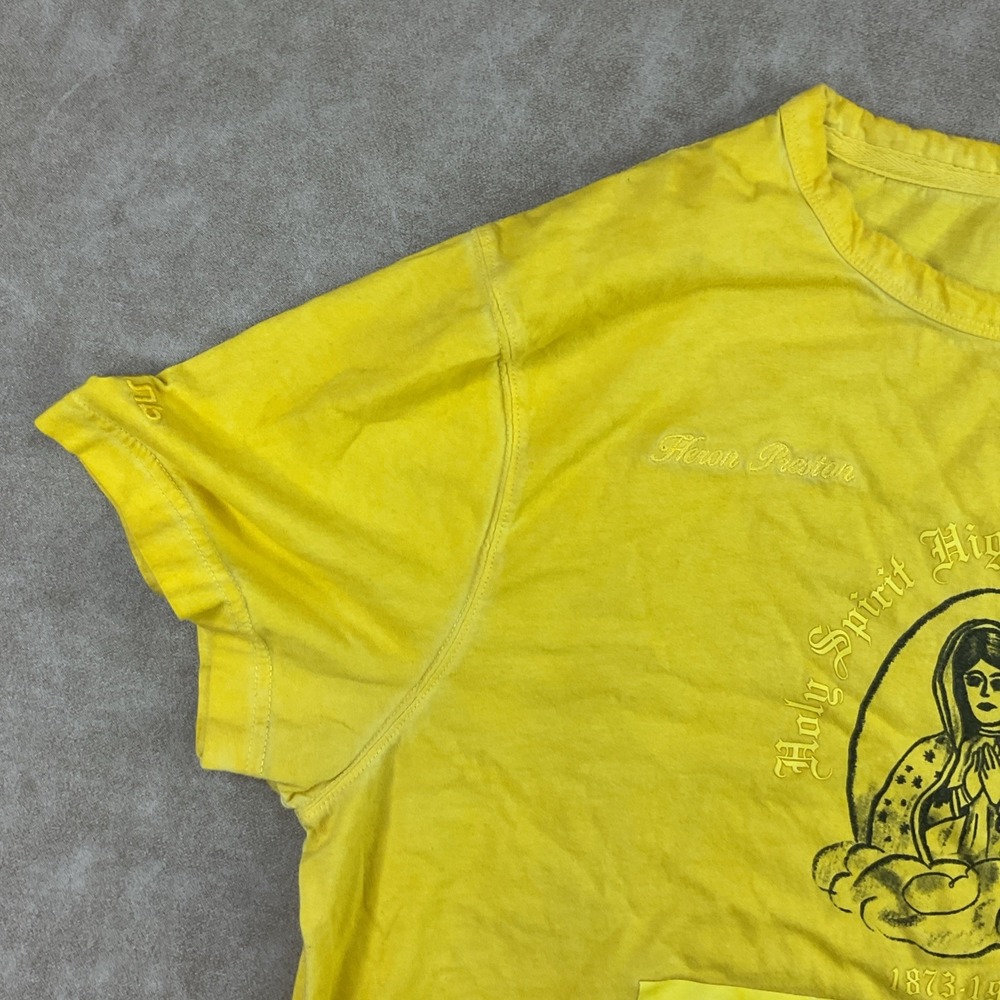 Heron Preston Holy Spirit NYC T-Shirt Men Sz M Short Sleeve Graphic Tee Black - Picture 9 of 15